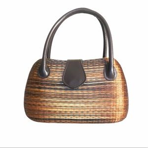 CUTE STRUCTURED STRAW HANDBAG FOR SUMMER
